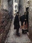 John Singer Sargent A Street in Venice oil painting on canvas